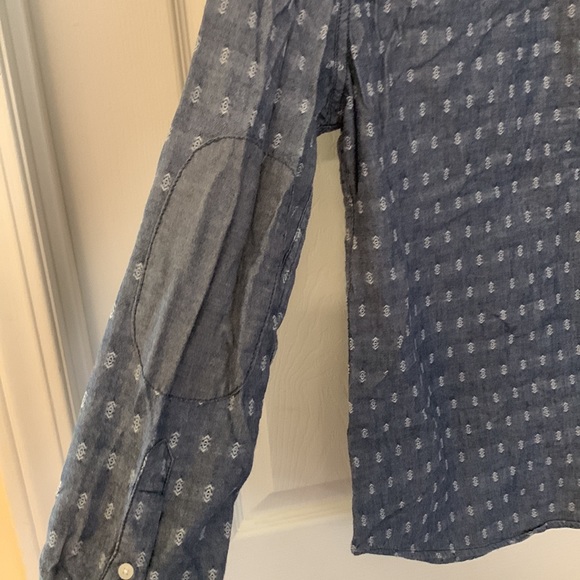 Cherokee long sleeve patterned shirt Sz S - Picture 4 of 5